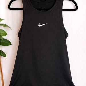 Nike Black Dri-FIT Racerback Open Back Tank Top Small Athletic